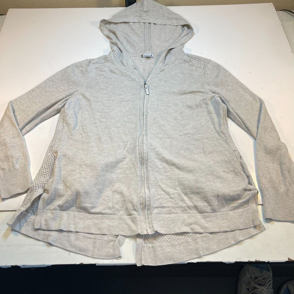 SMARTWOOL Full Zip Up Womens Hoodie Hooded Sweatshirt Jacket Sz L